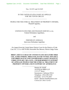 Nos. 14-4151 and 14-4165 IN THE UNITED STATES COURT OF