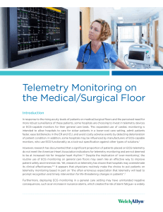 Telemetry Monitoring on the Medical/Surgical Floor
