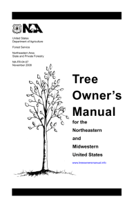 Tree Owner's Manual - Northeastern Area