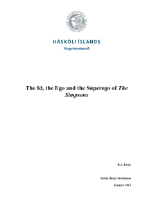 The Id, the Ego and the Superego of The Simpsons