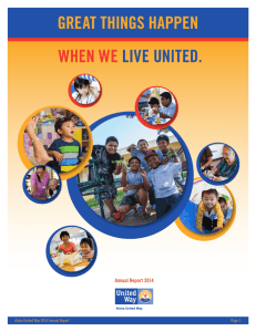 Aloha United Way 2014 Annual Report