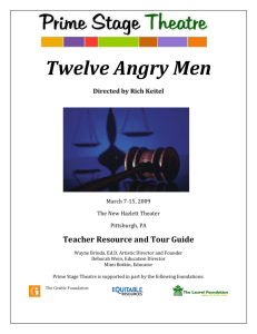 Twelve Angry Men - Prime Stage Theatre