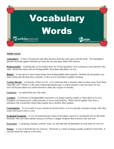 Vocabulary Words MS - apsenergyconservation.org