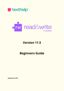 Version 11.5 Beginners Guide