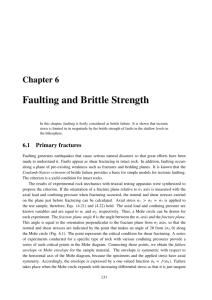 Faulting and Brittle Strength