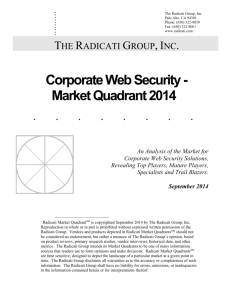 Corporate Web Security - Market Quadrant 2014