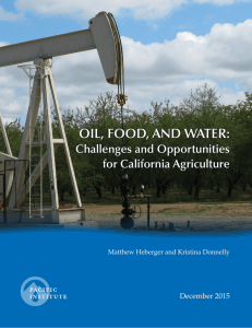 Oil, FOOd, and Water