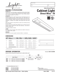 Cabinet Light - Cooper Electric