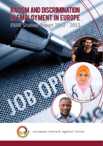 Racism and discrimination in employment in Europe