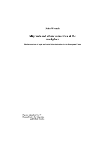 Migrants and ethnic minorities at the workplace: the interaction of