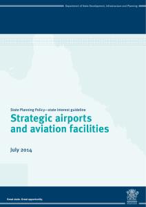 state interest guideline: Strategic airports and aviation facilities