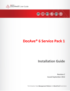 DocAve® 6 Service Pack 1