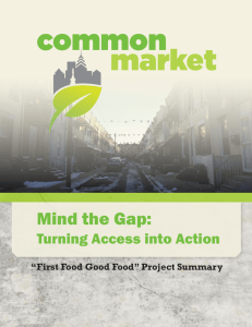Mind the Gap - Common Market