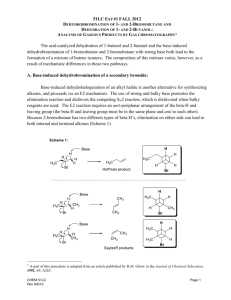 Dehydration Of 33 Dimethyl 2 Butanol To Make Alkenes March