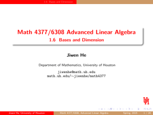 Math 4377/6308 Advanced Linear Algebra