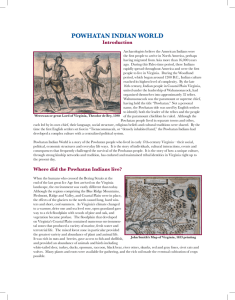 powhatan indian world - Jamestown Settlement and Yorktown