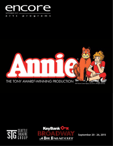 Annie at The Paramount Theatre_Encore Arts Seattle