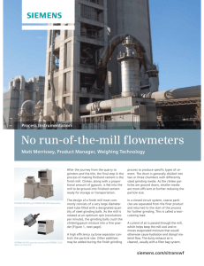 No run-of-the-mill flowmeters