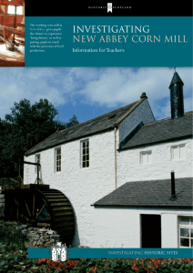 Investigating - New Abbey Corn Mill