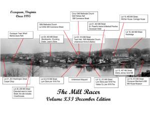 The Mill Racer - Occoquan Historical Society