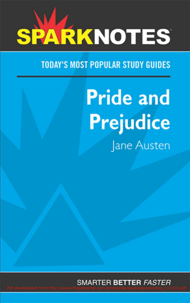 Pride And Prejudice Sparknotes