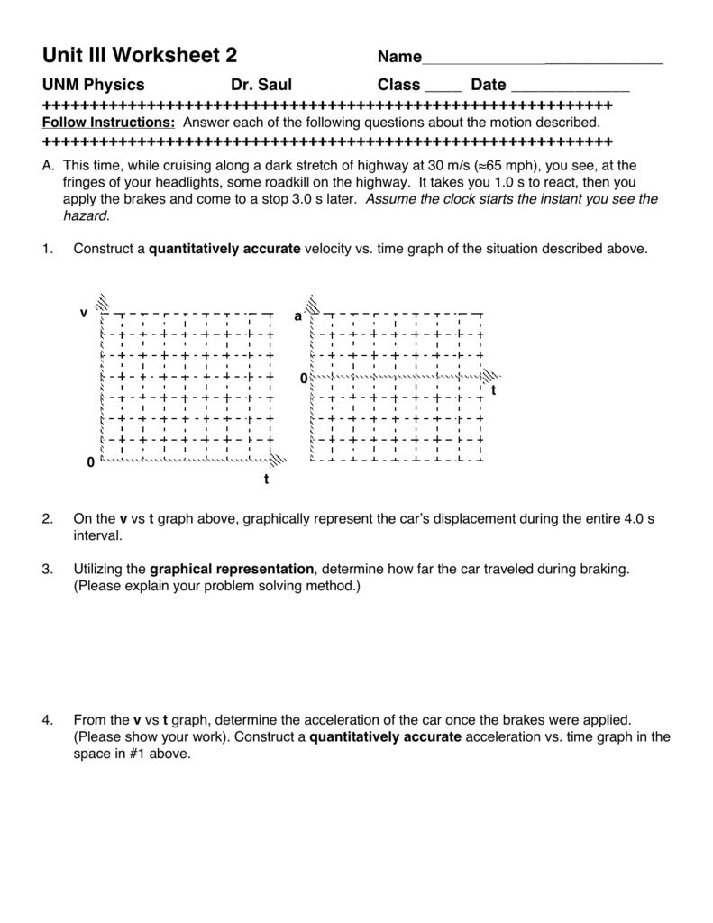Unit 3 worksheet 2 physics answer key