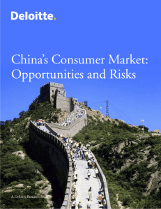 China's Consumer Market: Opportunities and Risks