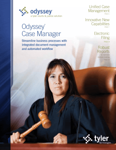 Odyssey® Case Manager