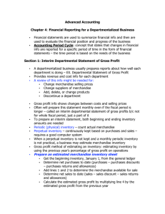 Advanced Accounting Chapter 4: Financial Reporting for a