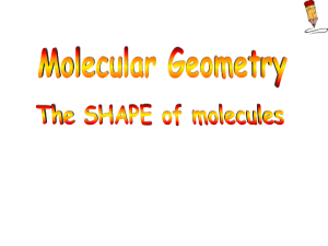 Molecular Geometry (6.4)