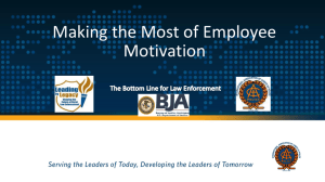 Making the Most of Employee Motivation