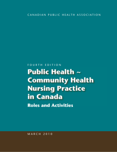 Community Health Nursing Practice in Canada