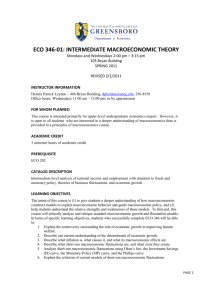 ECO 346-01 Syllabus 201101(revised)