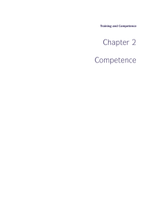 Chapter 2 Competence
