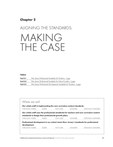 CHAPTER 2: Aligning the standards: Making the case