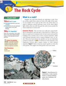 The Rock Cycle - Center Grove Community School Corporation