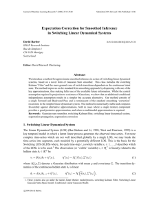 Expectation Correction for Smoothed Inference in Switching Linear