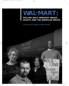 Walmart: Rolling back workers' wages, rights and