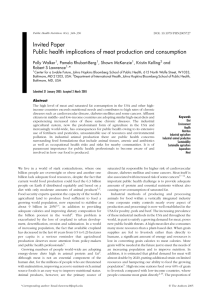 Public health implications of meat production and consumption