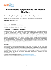 Drug Delivery Strategies for Bone Tissue - e