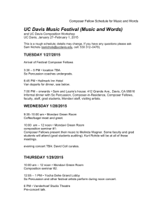 UC Davis Music Festival (Music and Words)