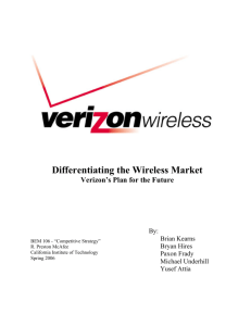 Differentiating the Wireless Market