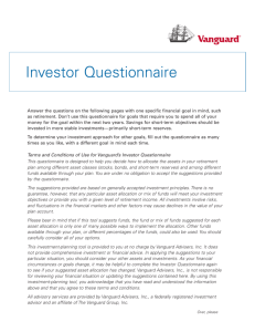 Investor Questionnaire - Gover Financial Planning
