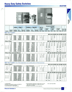 Heavy Duty Safety Switches - Kirby Risk Electrical Supply