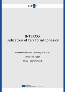 INTERCO Indicators of territorial cohesion