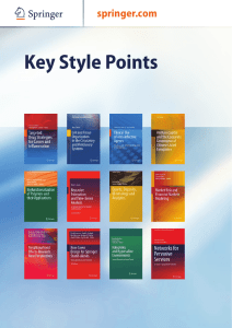 Key Style Points - The Voronoi Web Site