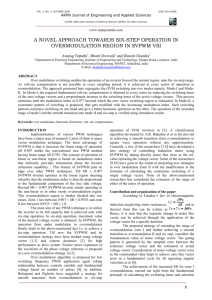 A novel approach towards six-step operation in