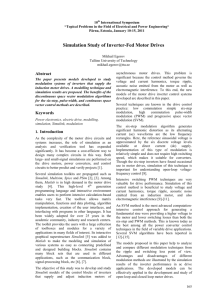 Simulation Study of Inverter