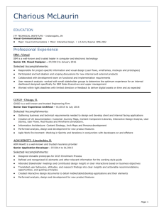 Resume - Charious McLaurin