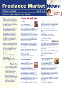 New Markets - Freelance Market News